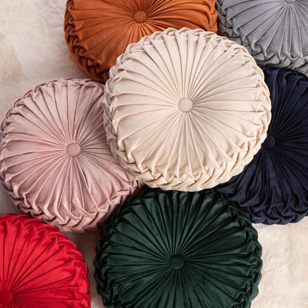 round floor cushions pillow, solid color velvet meditation cushion pumpkin pleated pillow for home sofa bed car decor cushion/decorative
round floor cushions pillow, solid color velvet meditation cushion pumpkin pleated pillow for home sofa bed car decor cushion/decorative