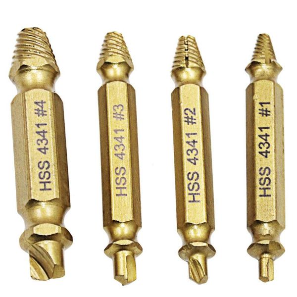 professional hand tool sets 4pcs damaged screw extractor set easily remove stripped or screws double ended removers
professional hand tool sets 4pcs damaged screw extractor set easily remove stripped or screws double ended removers