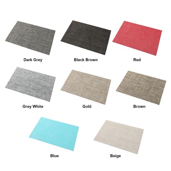 mats & pads 10pcs/pack table placemat solid decorative home protection accessories restaurant dining room non slip heat resistant party pvc
mats & pads 10pcs/pack table placemat solid decorative home protection accessories restaurant dining room non slip heat resistant party pvc