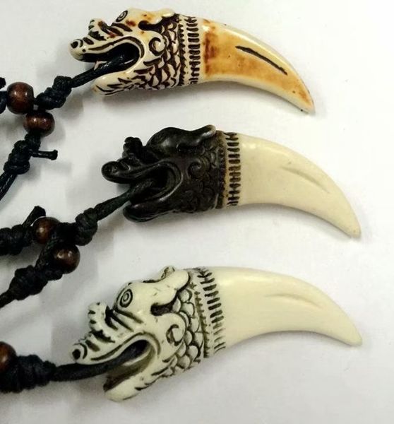 10 pcs vintage amulet necklace hand-carved statue dragon mixed color trendy biker punk gift, Silver
10 pcs vintage amulet necklace hand-carved statue dragon mixed color trendy biker punk gift, Silver