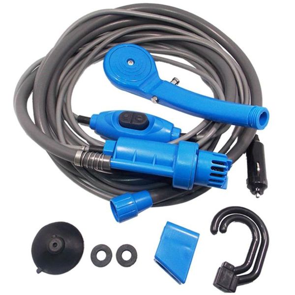 camping shower 12v electric outdoor shower water bag kit for travel car washing hiking flowering plants watering
camping shower 12v electric outdoor shower water bag kit for travel car washing hiking flowering plants watering