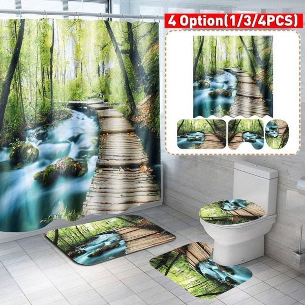 forest bridge printed shower curtain set sea scenery bath screen waterproof bathroom curtains non slip mat pedestal rug
forest bridge printed shower curtain set sea scenery bath screen waterproof bathroom curtains non slip mat pedestal rug
