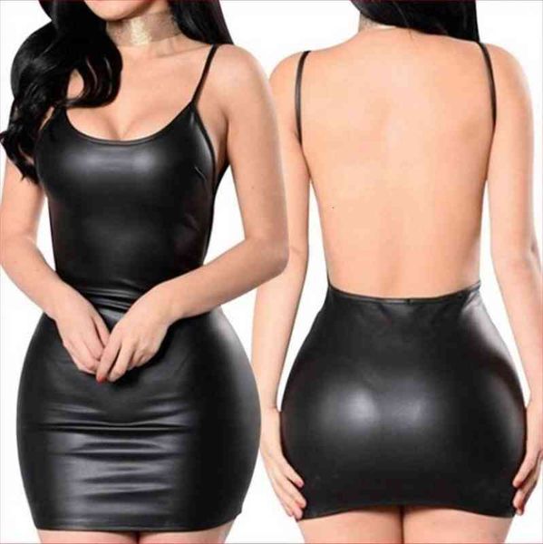 women dress leather sleeveless dress evening party mini wrapped chest hip sling waist night club party rock, Black;gray
women dress leather sleeveless dress evening party mini wrapped chest hip sling waist night club party rock, Black;gray