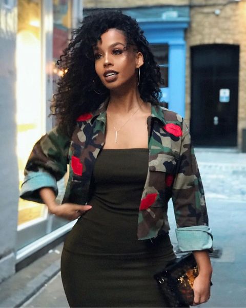 women's jackets meihuida 2021 style fashion camouflage army short pocket jacket outwear coat street wear, Black;brown
women's jackets meihuida 2021 style fashion camouflage army short pocket jacket outwear coat street wear, Black;brown