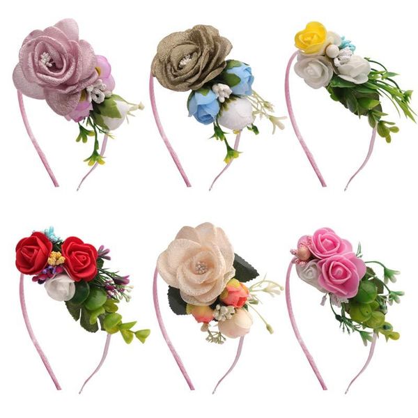 hair accessories children bohemian flower hairbands beach hawaii floral garland romantic faux rose girls wedding wreaths headband, Slivery;white
hair accessories children bohemian flower hairbands beach hawaii floral garland romantic faux rose girls wedding wreaths headband, Slivery;white