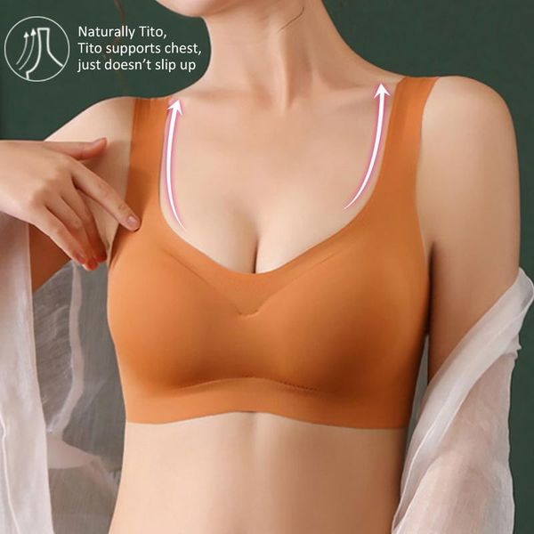 bras women bra latex push up seamless bralette female s-xxl plus size tank gathers shockproof pad brassiere underwear, Red;black
bras women bra latex push up seamless bralette female s-xxl plus size tank gathers shockproof pad brassiere underwear, Red;black