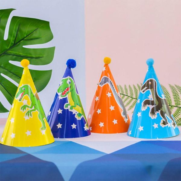 party hats 4pcs theme birthday paper cone hat decoration supplies (tyrannosaurus, beipiaosauru
party hats 4pcs theme birthday paper cone hat decoration supplies (tyrannosaurus, beipiaosauru