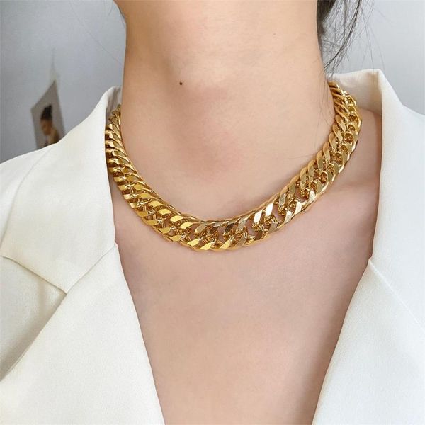 pendant necklaces fnio 2021 fashion punk big necklace for women twist gold silver color chunky thick choker chain party jewelry
pendant necklaces fnio 2021 fashion punk big necklace for women twist gold silver color chunky thick choker chain party jewelry