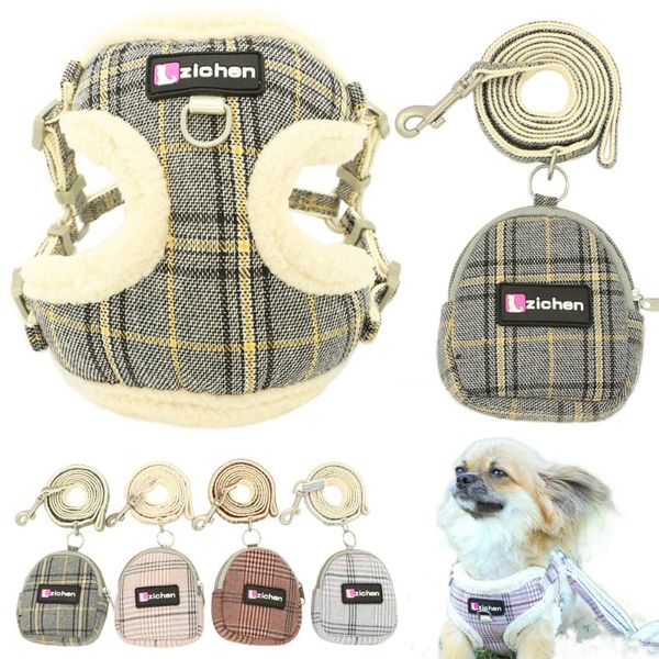 dog collars & leashes pet harness vest leash soft snack bag adjustable cotton flannel puppy cat set for small medium dogs chihuahua
dog collars & leashes pet harness vest leash soft snack bag adjustable cotton flannel puppy cat set for small medium dogs chihuahua