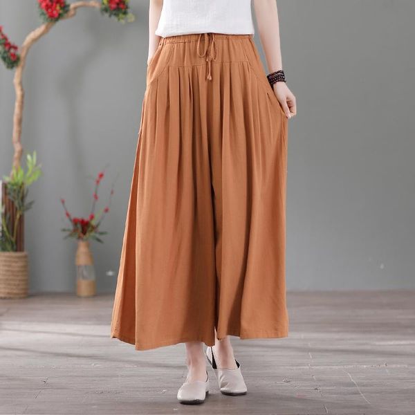 women's pants & capris thin women wide leg loose 2021 summer solid color cotton linen pockets casual big size trousers yoyikamomo, Black;white
women's pants & capris thin women wide leg loose 2021 summer solid color cotton linen pockets casual big size trousers yoyikamomo, Black;white