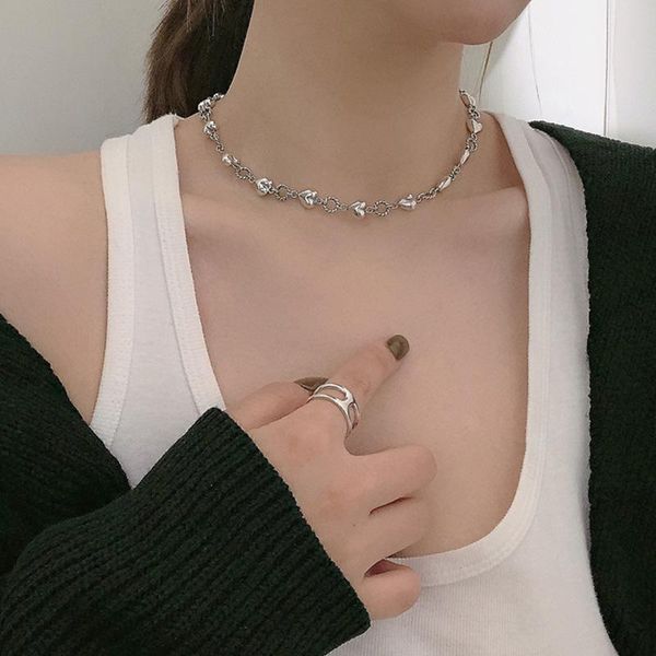 chokers fashion vintage do old hip-hop love collarbone chain niche design sense necklace choker necklaces for women, Golden;silver
chokers fashion vintage do old hip-hop love collarbone chain niche design sense necklace choker necklaces for women, Golden;silver