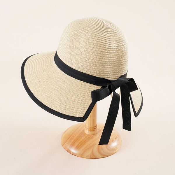 wide brim hats split panama straw hat women beach style summer bow breathable fisherman female male ribbon sunhat lady chapeau, Blue;gray
wide brim hats split panama straw hat women beach style summer bow breathable fisherman female male ribbon sunhat lady chapeau, Blue;gray
