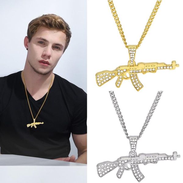 pendant necklaces 6 styles fashion personality punk hip-hop dance party women men chain cool stainless steel creative jewelry gun necklace, Silver
pendant necklaces 6 styles fashion personality punk hip-hop dance party women men chain cool stainless steel creative jewelry gun necklace, Silver