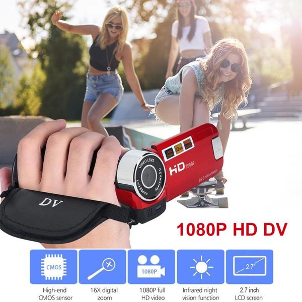 2.7 inch coms 16mp full hd dv camera 16x digital zoom 270 degree rotation high definition video camcorder eu/us plug type cameras
2.7 inch coms 16mp full hd dv camera 16x digital zoom 270 degree rotation high definition video camcorder eu/us plug type cameras