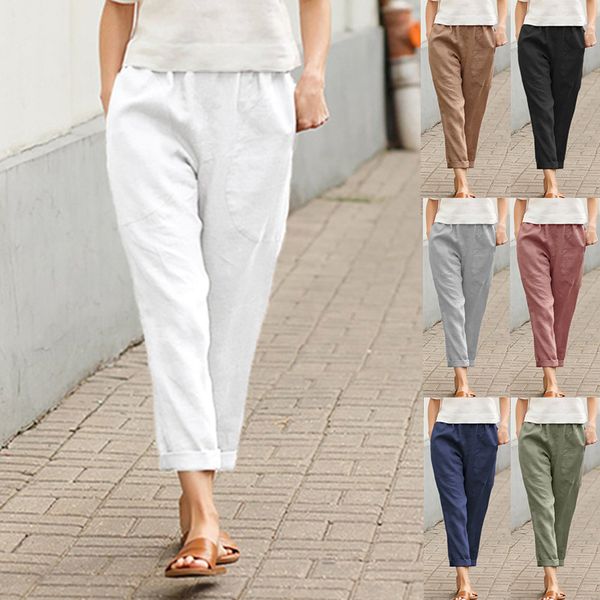 womens pants cotton and linen solid color mid-waist trousers with large pockets multicolor casual straight-leg pants s-5xl, Black;white
womens pants cotton and linen solid color mid-waist trousers with large pockets multicolor casual straight-leg pants s-5xl, Black;white