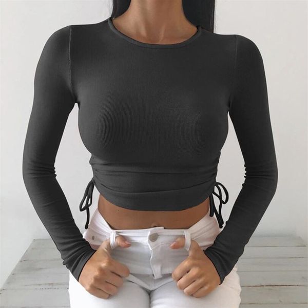 women's t-shirt summer casual o-neck tight slim women crop long sleeve black white basic harajuku fashion female pullover
women's t-shirt summer casual o-neck tight slim women crop long sleeve black white basic harajuku fashion female pullover