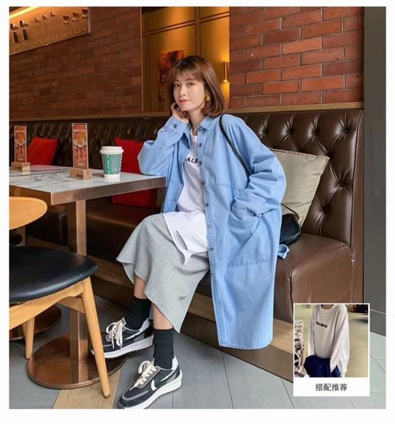 casual dresses women's autumn long sleeve denim shirt dress button pocket jeans loose female street wear robe, Black;gray
casual dresses women's autumn long sleeve denim shirt dress button pocket jeans loose female street wear robe, Black;gray