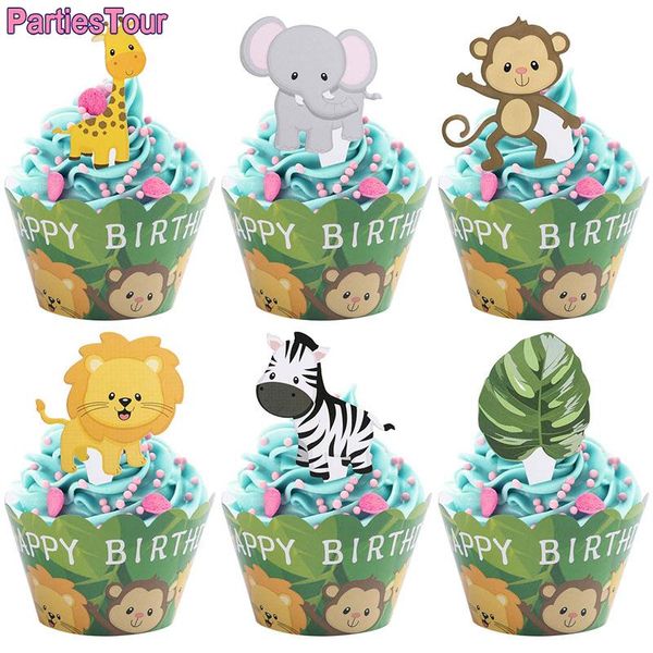 other festive & party supplies 12/24set jungle safari animals happy birthday cupcake ers wrappers for woodland garland forest theme
other festive & party supplies 12/24set jungle safari animals happy birthday cupcake ers wrappers for woodland garland forest theme