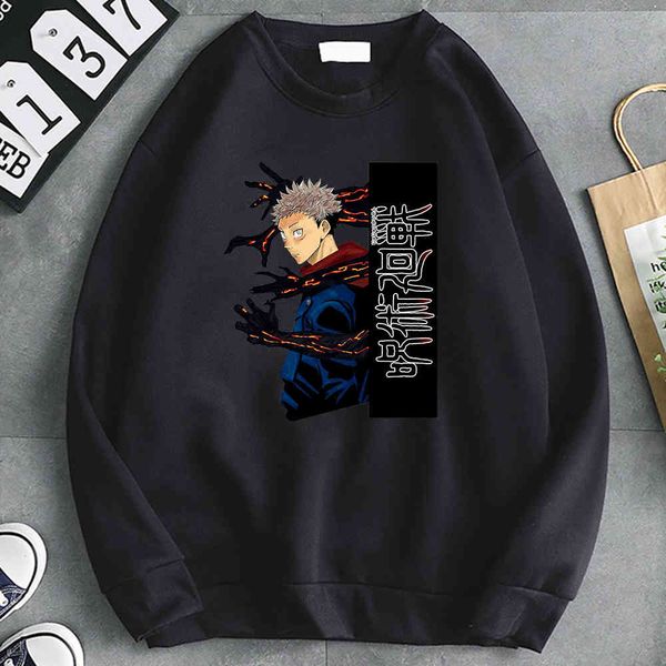 jujutsu kaisen itadori yuji men's hoodie, soft sweater, punk style, round neck hip-hop sportswear, Black
jujutsu kaisen itadori yuji men's hoodie, soft sweater, punk style, round neck hip-hop sportswear, Black