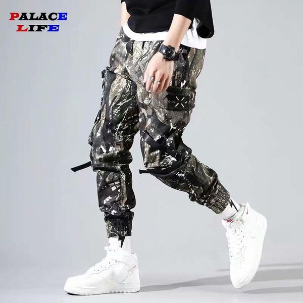 men hip hop camouflage patchwork sweatpants joggers trousers hombre male casual fashion cargo pants men's, Black
men hip hop camouflage patchwork sweatpants joggers trousers hombre male casual fashion cargo pants men's, Black