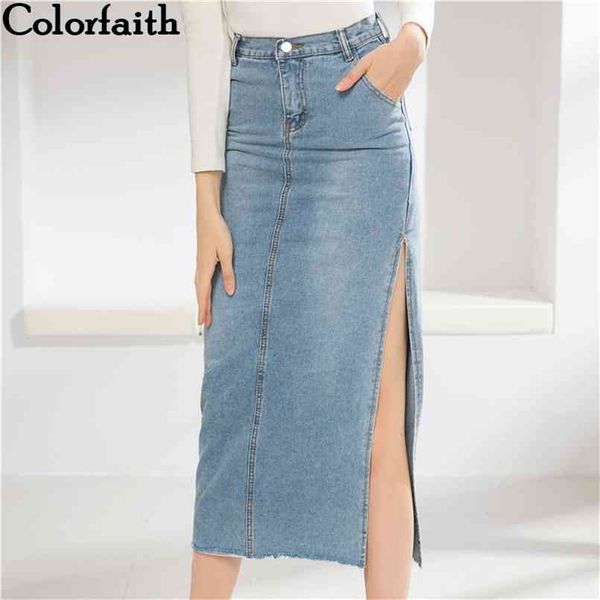 women skirt autumn winter denim slit pockets package hip pencil high street mid-calf long sk3942 210427, Black
women skirt autumn winter denim slit pockets package hip pencil high street mid-calf long sk3942 210427, Black
