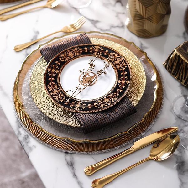 dishes & plates classic black gold with pattern porcelain tableware desserts salad fruit glass plate serving tray dish dinnerware set
dishes & plates classic black gold with pattern porcelain tableware desserts salad fruit glass plate serving tray dish dinnerware set