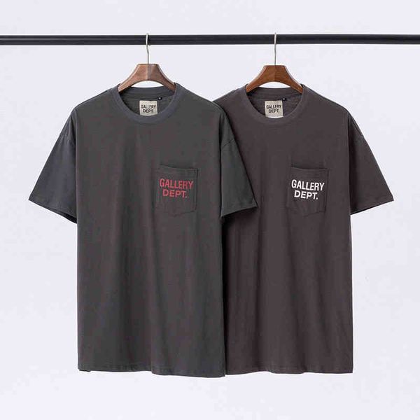 fashion mens gallerydept t shirt classic letter slogan pocket printed round neck short sleeve american shirts retro simple niche, White;black
fashion mens gallerydept t shirt classic letter slogan pocket printed round neck short sleeve american shirts retro simple niche, White;black