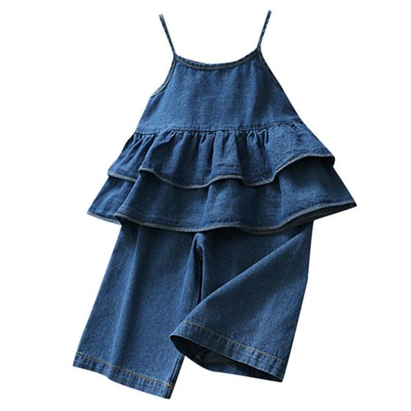 clothing sets baby girl clothes toddler kids girls denim strap ruffles solid jeans casual outfits set, White
clothing sets baby girl clothes toddler kids girls denim strap ruffles solid jeans casual outfits set, White