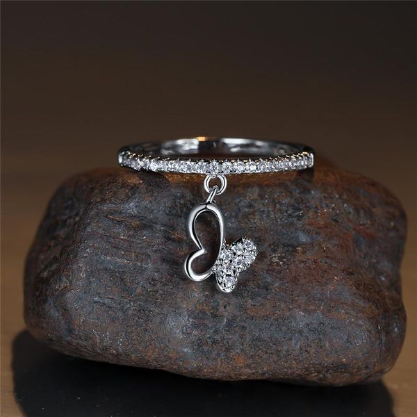 wedding rings white crystal small stone ring charm gold silver color party female dainty hollow butterfly pendant for women, Slivery;golden
wedding rings white crystal small stone ring charm gold silver color party female dainty hollow butterfly pendant for women, Slivery;golden