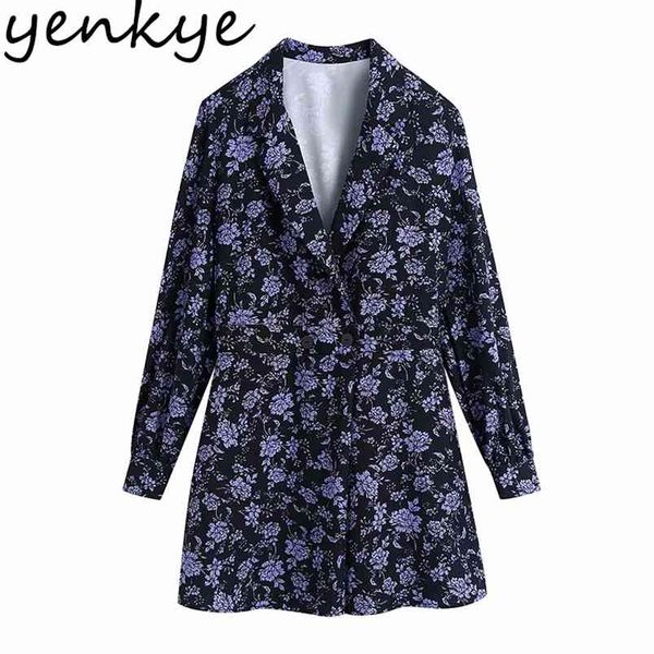 vintage floral print blazer-style jumpsuit women notched collar long sleeve elegant overalls short romper monos mujer 210514, Black;white
vintage floral print blazer-style jumpsuit women notched collar long sleeve elegant overalls short romper monos mujer 210514, Black;white