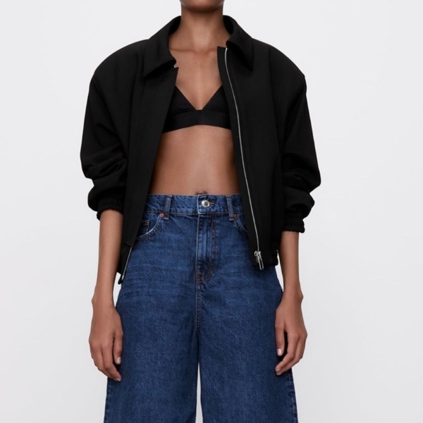 women's jackets krsb 2021 spring autumn black lapel zipper design long-sleeved jacket loose elastic waist casual, Black;brown
women's jackets krsb 2021 spring autumn black lapel zipper design long-sleeved jacket loose elastic waist casual, Black;brown