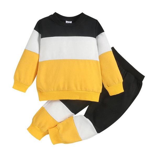 clothing sets autumn spring baby boys girls outfits set long sleeve patchwork casual pullover sweatpants kids clothes 1-6t for, White
clothing sets autumn spring baby boys girls outfits set long sleeve patchwork casual pullover sweatpants kids clothes 1-6t for, White