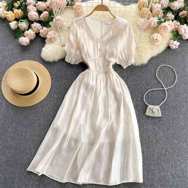 summer dress women elegant french style beading v-neck short sleeve sequined slim high waist a-line party midi mujer 210603, Black;gray
summer dress women elegant french style beading v-neck short sleeve sequined slim high waist a-line party midi mujer 210603, Black;gray