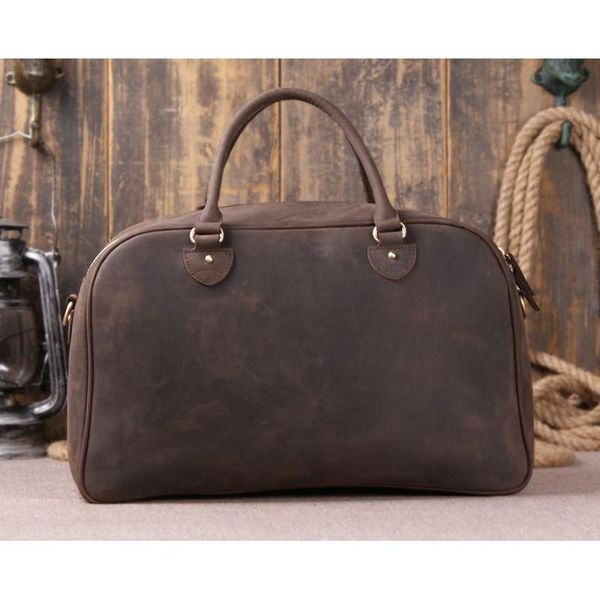 duffel bags retro crazy horse leather men travel bag genuine duffle weekend luggage shoulder overnight tote suitcase
duffel bags retro crazy horse leather men travel bag genuine duffle weekend luggage shoulder overnight tote suitcase