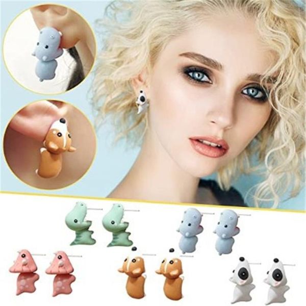 stud 1 pair cute animal bite earring tyrannosaurus earrings dinosaur party fun gifts cartoon soft clay, Golden;silver
stud 1 pair cute animal bite earring tyrannosaurus earrings dinosaur party fun gifts cartoon soft clay, Golden;silver