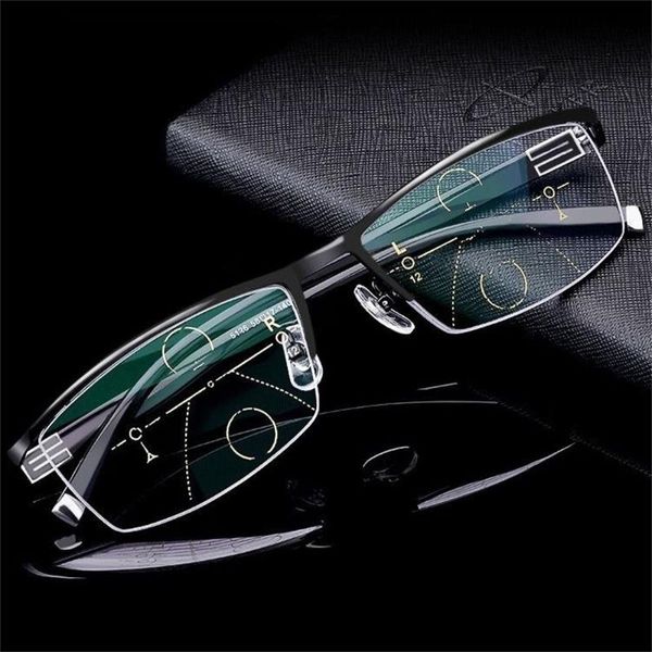 sunglasses metal half frame progressive multifocus reading glasses men women presbyopic blue light blocking computer readers, White;black
sunglasses metal half frame progressive multifocus reading glasses men women presbyopic blue light blocking computer readers, White;black