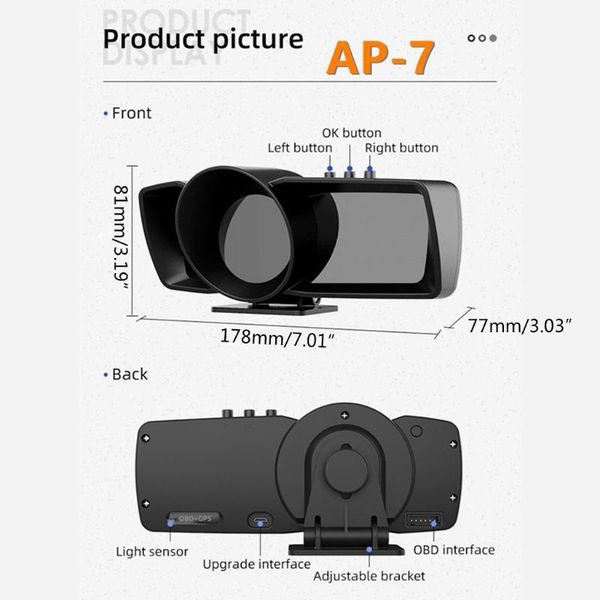 obd2+gps smart dashboard hud head up display speedometer turbo rpm meter temp r2jf monitors
obd2+gps smart dashboard hud head up display speedometer turbo rpm meter temp r2jf monitors