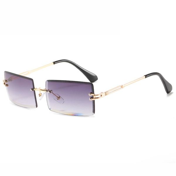 sunglasses doisyer fashion frameless square with cut edge for men and women, White;black
sunglasses doisyer fashion frameless square with cut edge for men and women, White;black