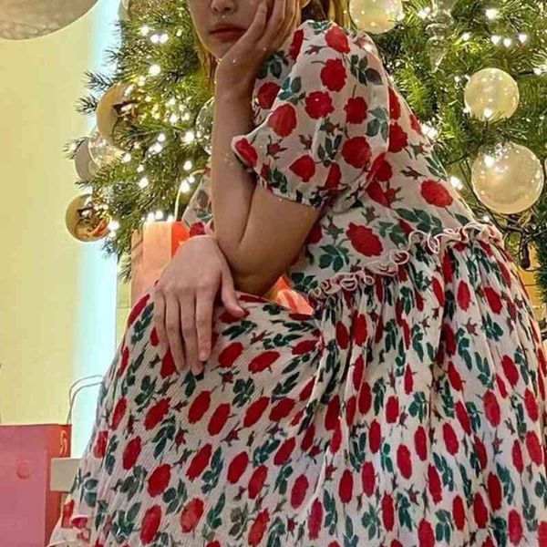 summer vintage rose print puff sleeve women dress sweet fungus edge short sleeve vestido mujer high waist femme robe 210514, Black;gray
summer vintage rose print puff sleeve women dress sweet fungus edge short sleeve vestido mujer high waist femme robe 210514, Black;gray