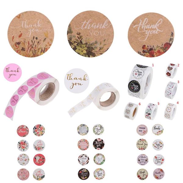500pcs/roll floral thank you sticker for seal label scrapbooking christmas sticke decoration stationery stickers gift wrap
500pcs/roll floral thank you sticker for seal label scrapbooking christmas sticke decoration stationery stickers gift wrap