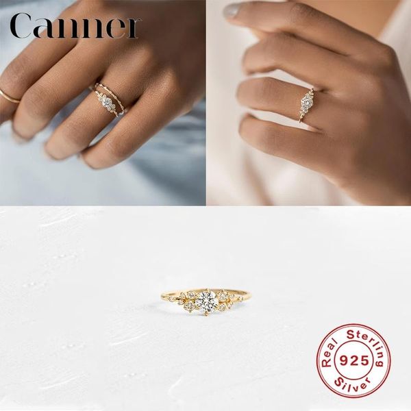 cluster rings canner 925 sterling silver finger for women luxury zircon anniversary engagement ring wedding jewelry anillos mujer w4, Golden;silver
cluster rings canner 925 sterling silver finger for women luxury zircon anniversary engagement ring wedding jewelry anillos mujer w4, Golden;silver
