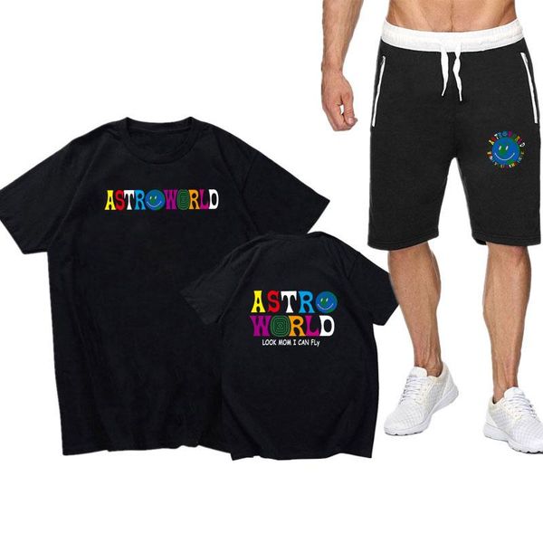 men's tracksuits summer streetwear fashioin suits tshirts shorts sets astro world men two piece set sleeve short and middle waist, Gray
men's tracksuits summer streetwear fashioin suits tshirts shorts sets astro world men two piece set sleeve short and middle waist, Gray