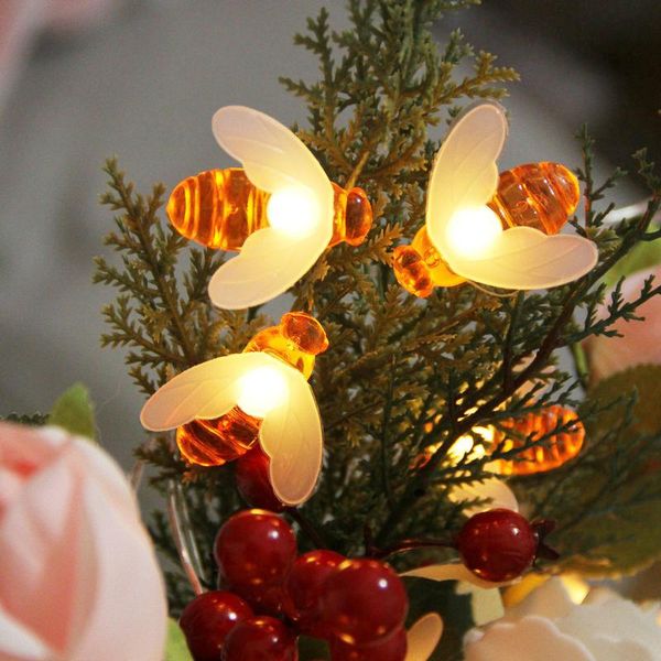 strings led lovely bee string lights fairy valentine's day decoration for christmas tree room children battery usb wedding light garden
strings led lovely bee string lights fairy valentine's day decoration for christmas tree room children battery usb wedding light garden