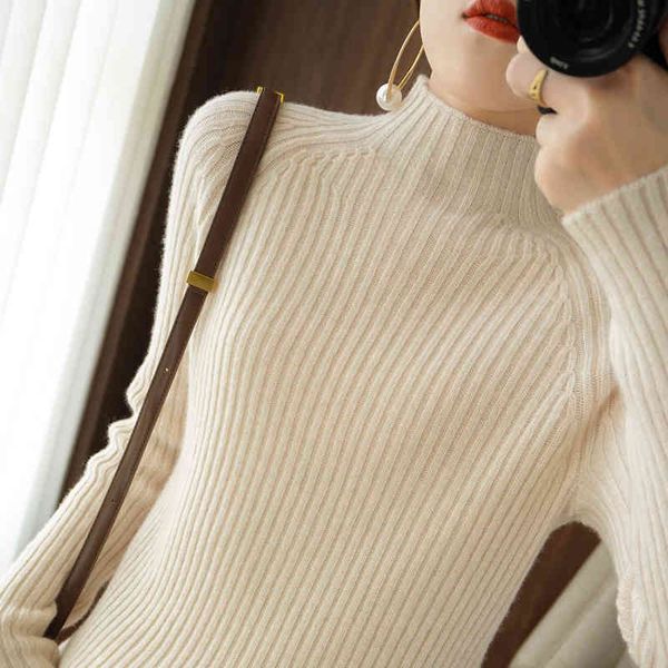women's sweaters high neck sweater, fashion elastic candy color long sleeve knitted pullover, in 2021, White;black
women's sweaters high neck sweater, fashion elastic candy color long sleeve knitted pullover, in 2021, White;black