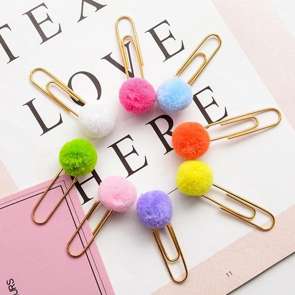 bookmark 4 pcs/lot girl heart colored hair ball paper clip promotional gift stationery school office supply escolar papelaria
bookmark 4 pcs/lot girl heart colored hair ball paper clip promotional gift stationery school office supply escolar papelaria
