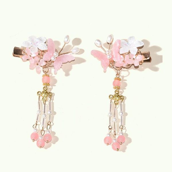 hair clips & barrettes 2pcs flower hairpin with tassel chinese style cute vintage headdress hanfu clothing accessories for little girls lb, Golden;silver
hair clips & barrettes 2pcs flower hairpin with tassel chinese style cute vintage headdress hanfu clothing accessories for little girls lb, Golden;silver