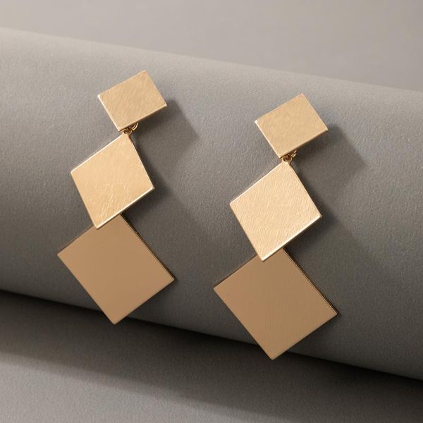 dangle & chandelier punk gold color square earrings for women trendy geometric drop statement fashion jewelry party gift 17764, Silver
dangle & chandelier punk gold color square earrings for women trendy geometric drop statement fashion jewelry party gift 17764, Silver