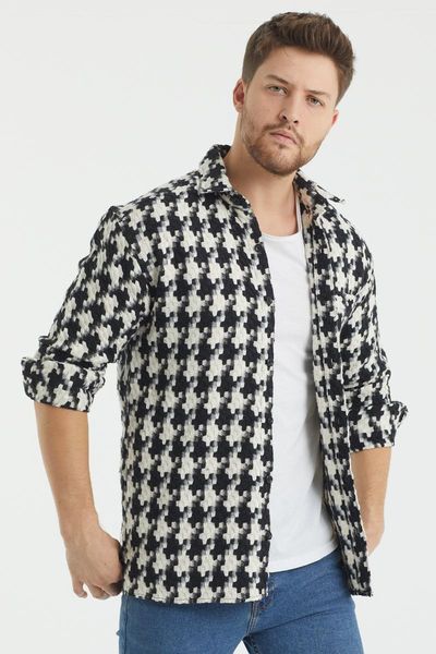 men's vests male puzzle oversize long sleeve black & white plaids/plaid thick lumberjack shirt
men's vests male puzzle oversize long sleeve black & white plaids/plaid thick lumberjack shirt