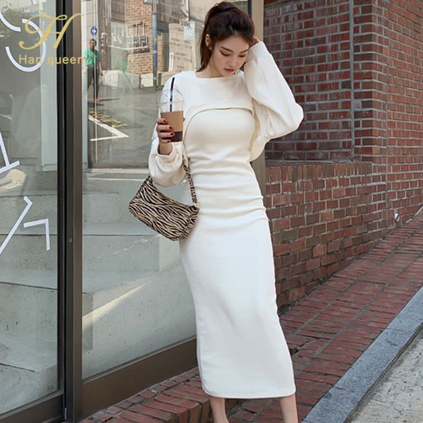 new spirng 2 pieces set women dresses vintage work casual knitted dresses simple slim office elegant bottoming long vestidos, Red
new spirng 2 pieces set women dresses vintage work casual knitted dresses simple slim office elegant bottoming long vestidos, Red