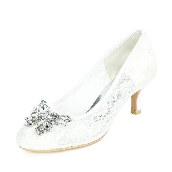 2021 new small heels rounded toe see through lace lady dress shoes bridal wedding prom pumps butterfly crystal brooch slip on, Black 
2021 new small heels rounded toe see through lace lady dress shoes bridal wedding prom pumps butterfly crystal brooch slip on, Black